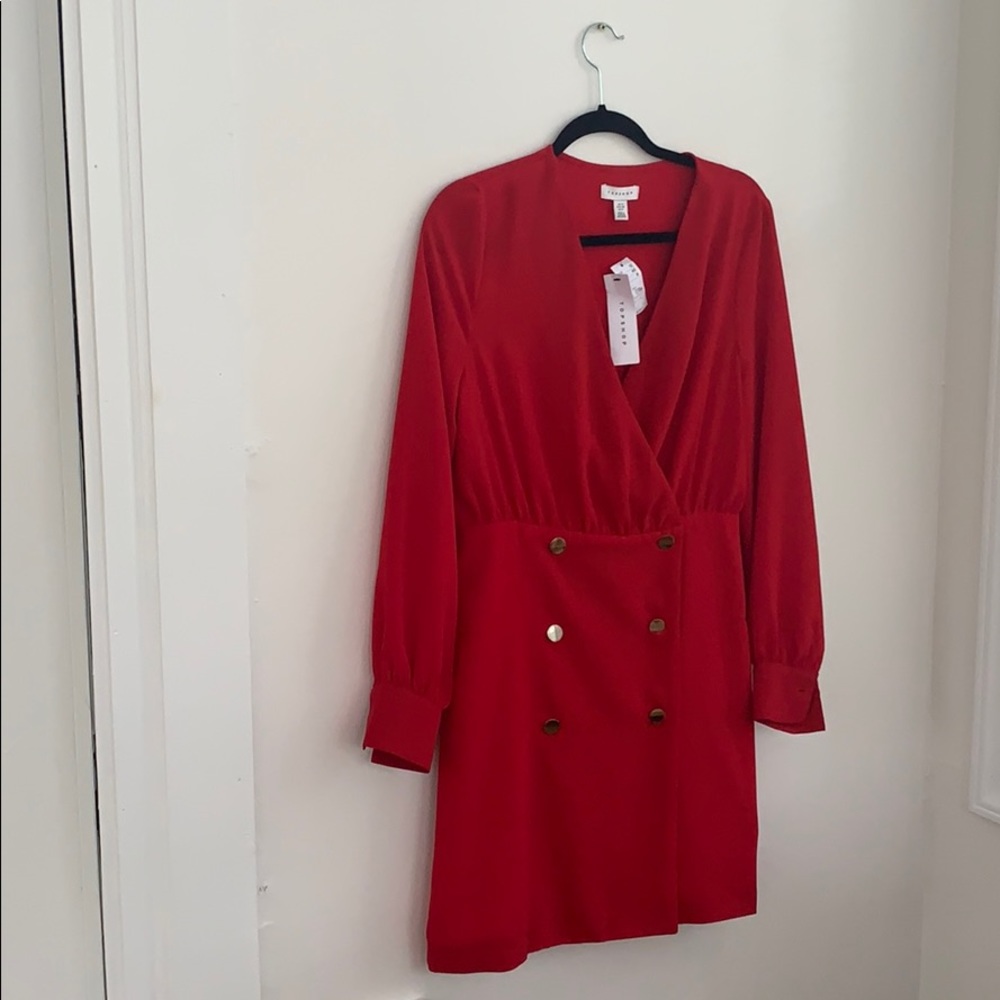 *MAKE AN OFFER* Top Shop Red Blazer Dress